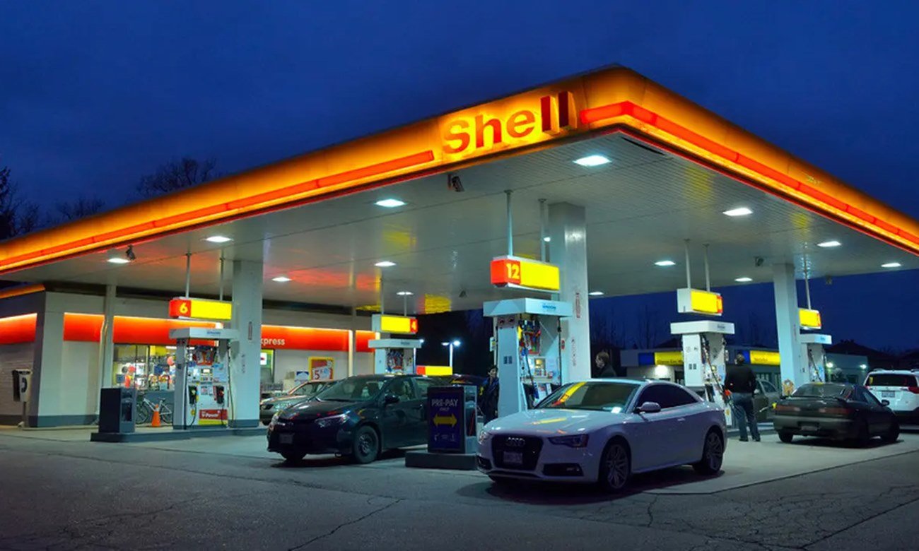Una estación de servicio Shell en Argentina. La marca cuenta con una extensa red de expendio de combustibles y servicios en distintos puntos del país.