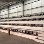 Las nuevas tribunas del Centro de Tiro Deportivo de Recreo ya cuentan con las butacas instaladas y formarán parte de la infraestructura destinada a los Juegos Suramericanos 2026.