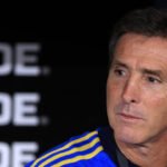 Claudio Úbeda durante un partido de Boca Juniors, en una imagen de archivo correspondiente a su etapa al frente del equipo.