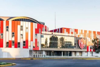 Frente de la sede del Club Atlético Unión, ubicada en la ciudad de Santa Fe. Foto de archivo
