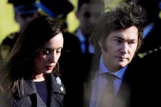 Javier Milei y Victoria Villarruel durante una actividad institucional vinculada a actos oficiales del Estado nacional.