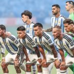 La formación inicial de la Selección Argentina durante el Mundial 2026. Foto de archivo.