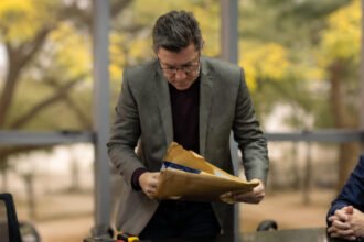 Rodrigo Borla, senador provincial por el departamento San Justo, participó del acto de apertura de ofertas para la reconstrucción de un tramo estratégico de la Ruta Provincial 39.