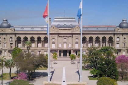 Fachada de la Casa de Gobierno de la Provincia de Santa Fe, sede del Poder Ejecutivo provincial. Foto de archivo.