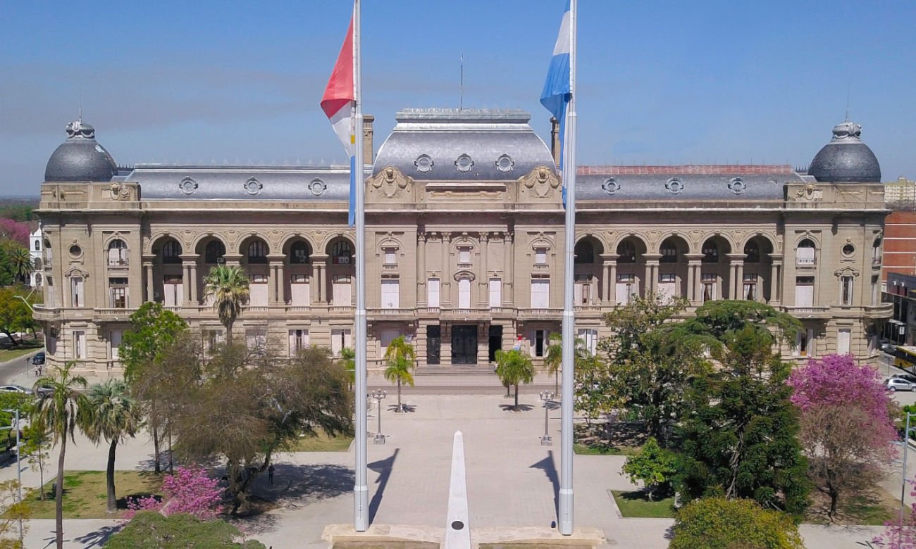 Fachada de la Casa de Gobierno de la Provincia de Santa Fe, sede del Poder Ejecutivo provincial. Foto de archivo.