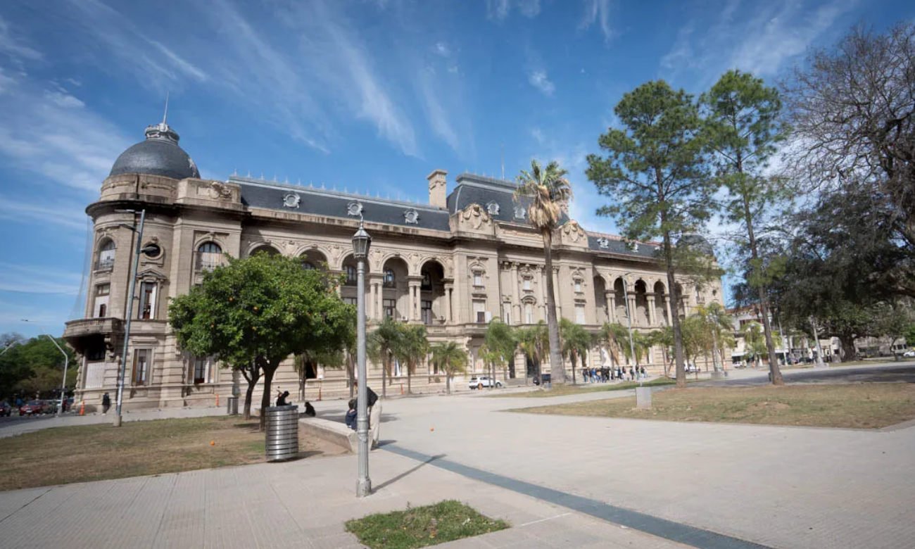 Imagen de la Casa Gris, edificio sede del Poder Ejecutivo de la Provincia de Santa Fe. Foto de archivo.