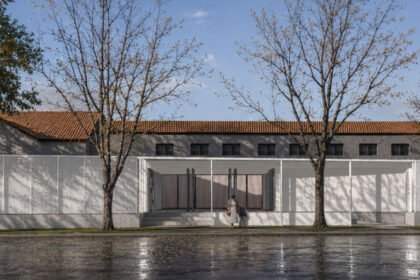 Recreación del proyecto de restauración y puesta en valor de la Escuela Normal Superior Nº 32 de la ciudad de Santa Fe, según el diseño previsto para la obra. (Ilustración: Gobierno de Santa Fe)
