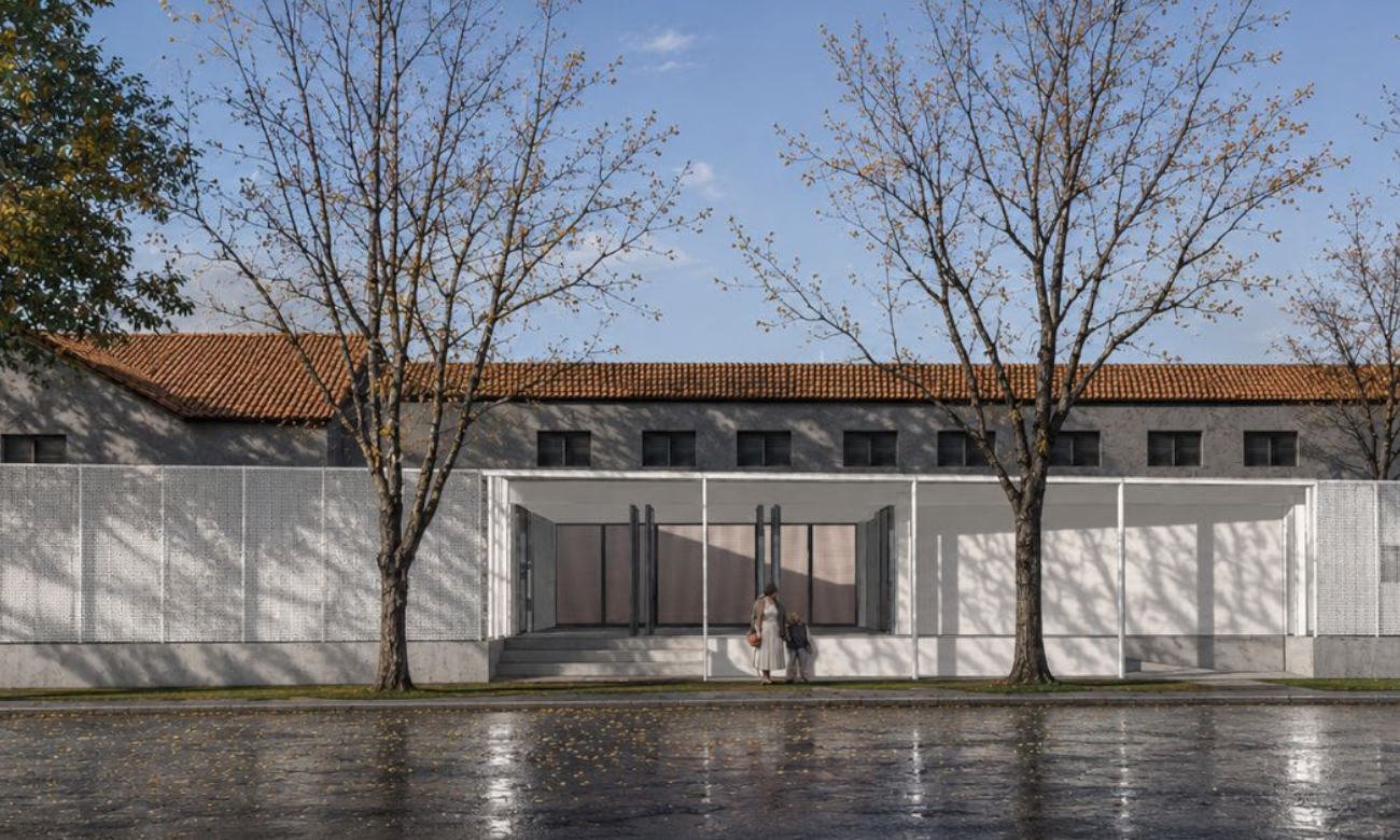 Recreación del proyecto de restauración y puesta en valor de la Escuela Normal Superior Nº 32 de la ciudad de Santa Fe, según el diseño previsto para la obra. (Ilustración: Gobierno de Santa Fe)