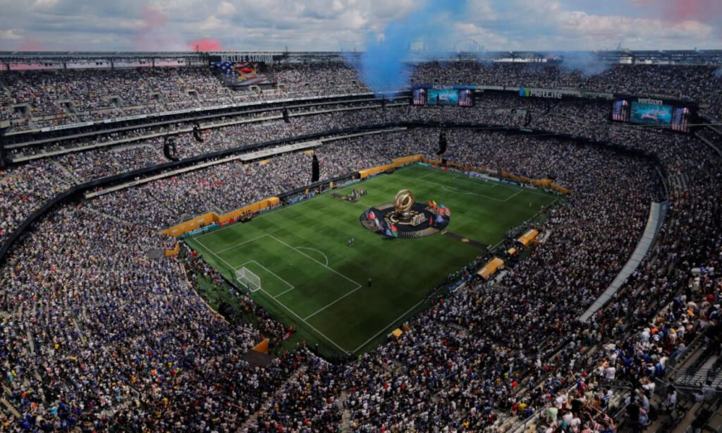 Vista general del MetLife Stadium, ubicado en East Rutherford, Nueva Jersey (Estados Unidos), sede de la final del Mundial. Foto de archivo