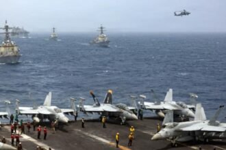 Aviones y sistemas militares estadounidenses participan de la ofensiva sobre objetivos iraníes en medio de la escalada del conflicto en Medio Oriente.