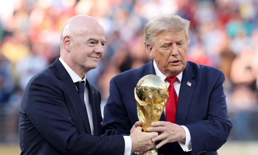 Gianni Infantino durante una presentación oficial de FIFA, en el marco de la organización del Mundial 2026.