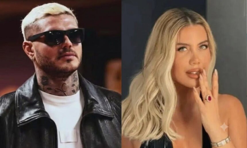 La empresaria Wanda Nara y el futbolista Mauro Icardi, en una imagen de composición. Foto de archivo.