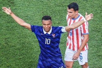 Kylian Mbappé durante un partido con la selección de Francia en el Mundial 2026. Foto de archivo.