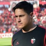 Ezequiel Medrán durante un encuentro de Colón en el estadio Brigadier López. Imagen de archivo.