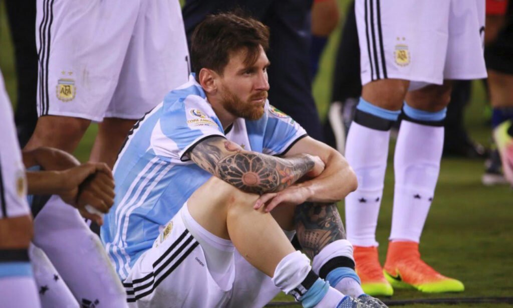 Lionel Messi durante un partido con la Selección argentina en el MetLife Stadium de Nueva Jersey. Foto: archivo.