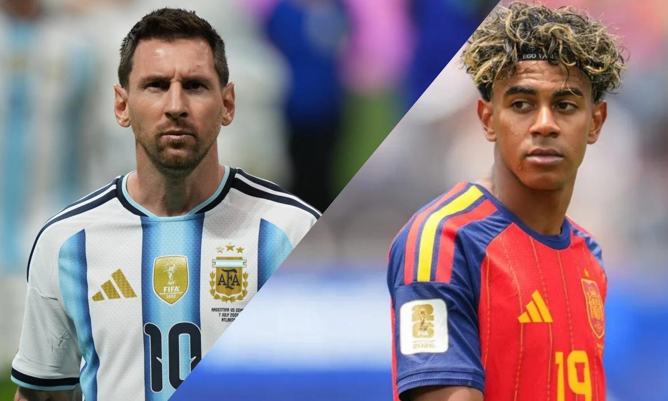 Lionel Messi y Lamine Yamal, las máximas figuras de Argentina y España, protagonizan la final del Mundial 2026. Foto de archivo.