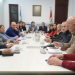 Reunión paritaria entre representantes del Gobierno de Santa Fe y los gremios docentes.