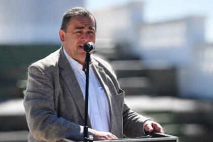 El intendente de Santa Fe, Juan Pablo Poletti, durante una actividad institucional en la ciudad. Foto de archivo