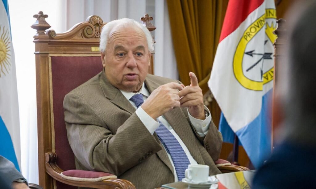 Rafael Gutiérrez en una actividad institucional en el ámbito de la Justicia santafesina. Foto: archivo.