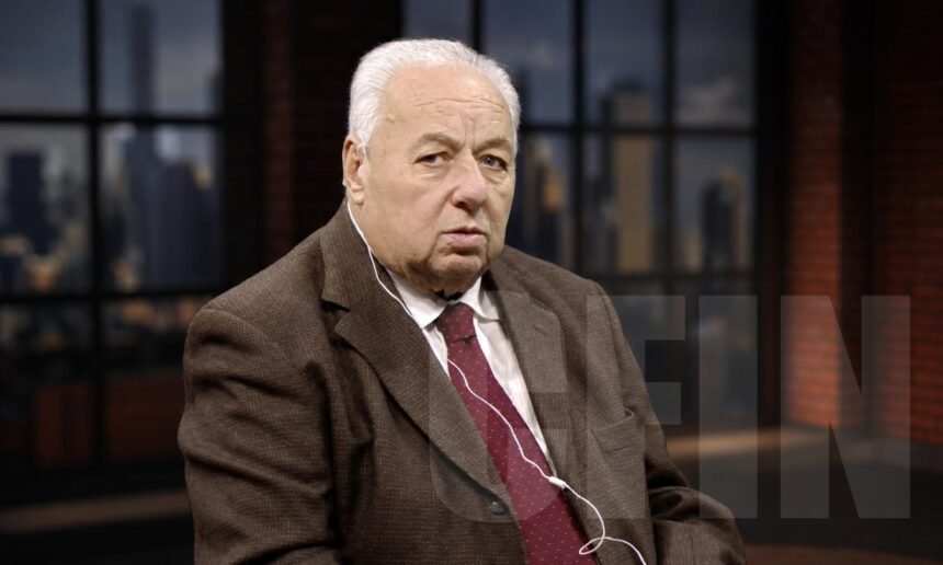 Rafael Gutiérrez, presidente de la Corte Suprema de Justicia de Santa Fe, en una entrevista periodística. Foto: archivo.