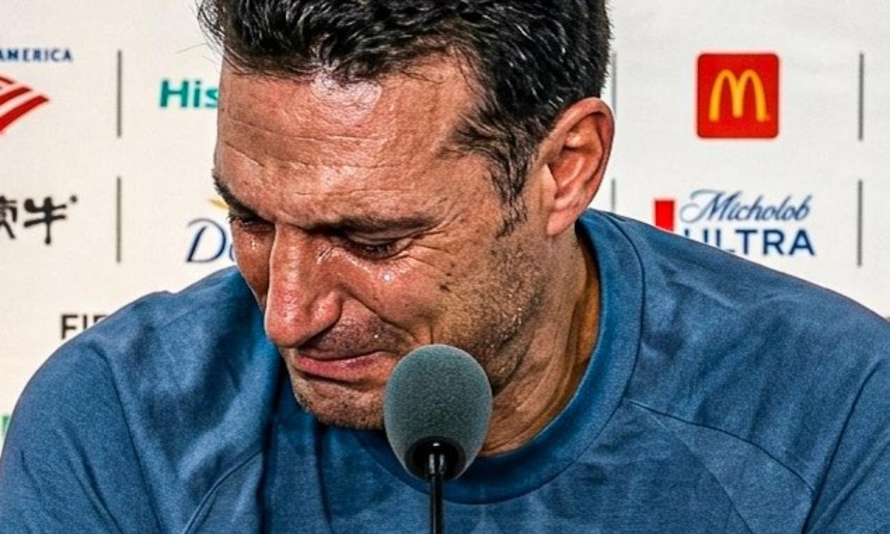 Lionel Scaloni se mostró profundamente emocionado durante la conferencia de prensa posterior a la final del Mundial 2026. Foto: archivo.