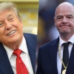 Donald Trump y Gianni Infantino, protagonistas de la polémica por la revisión de la expulsión del delantero estadounidense Folarin Balogun durante el Mundial.