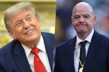 Donald Trump y Gianni Infantino, protagonistas de la polémica por la revisión de la expulsión del delantero estadounidense Folarin Balogun durante el Mundial.