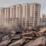 Equipos de rescate trabajan entre los escombros en una de las zonas más afectadas por los terremotos que golpearon el norte de Venezuela.