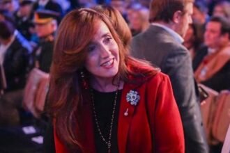 Victoria Villarruel durante una actividad institucional vinculada a su rol como vicepresidenta de la Nación.