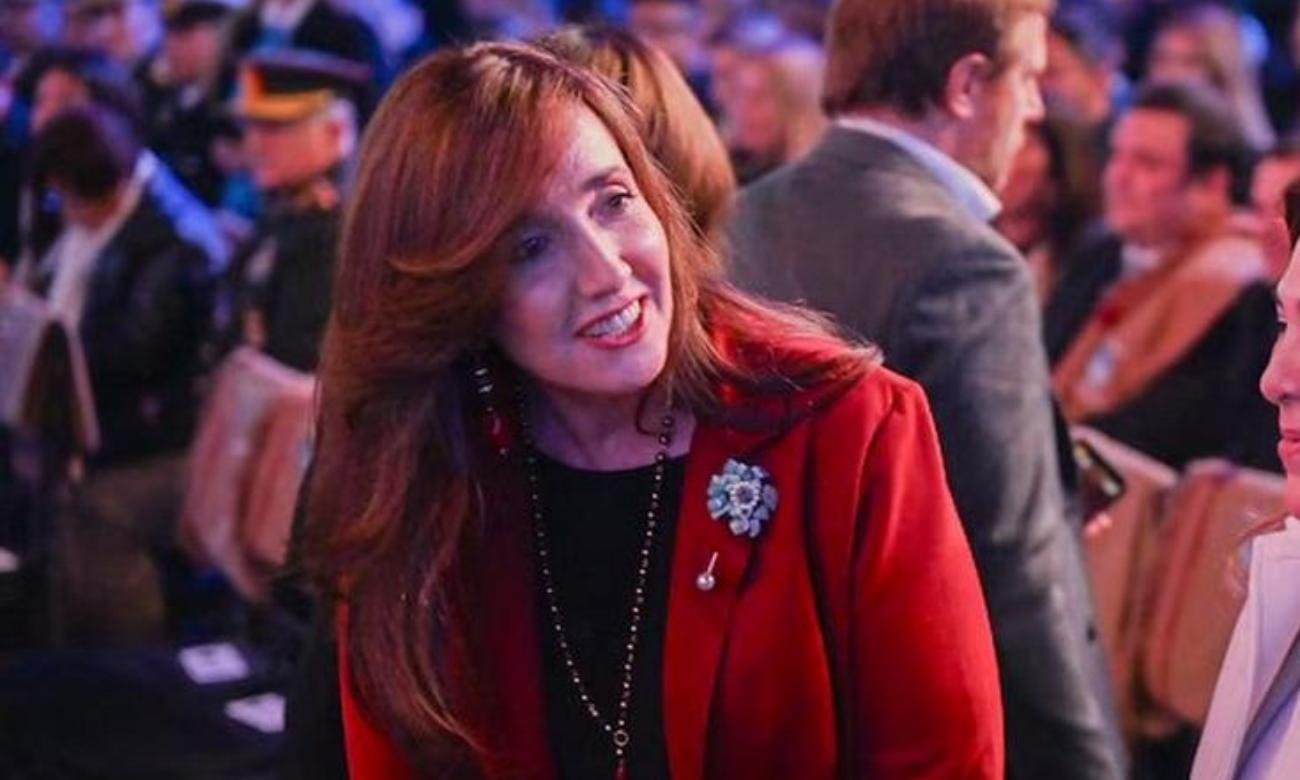Victoria Villarruel durante una actividad institucional vinculada a su rol como vicepresidenta de la Nación.