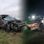 Dos accidentes fatales se registraron con pocas horas de diferencia en la Autovía 19, en la zona de Josefina. Foto: gentileza.