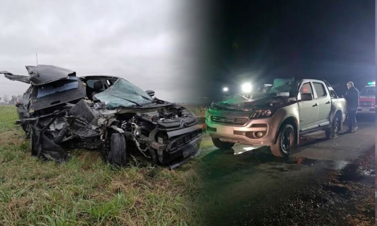 Dos accidentes fatales se registraron con pocas horas de diferencia en la Autovía 19, en la zona de Josefina. Foto: gentileza.