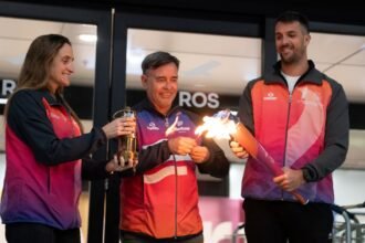 La Antorcha Suramericana simboliza el espíritu deportivo y la unión entre los países que participarán de los Juegos Santa Fe 2026.