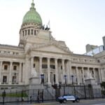 Fachada del Palacio del Congreso de la Nación Argentina, sede del Poder Legislativo nacional, en la Ciudad Autónoma de Buenos Aires. Foto de archivo.