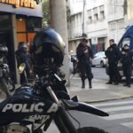 La farmacia de Dorrego y Zeballos donde ocurrió el femicidio en Rosario.