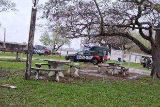 Personal de las fuerzas de seguridad trabajó en el lugar donde fue encontrado el cuerpo en el río Colastiné. Foto: gentileza.