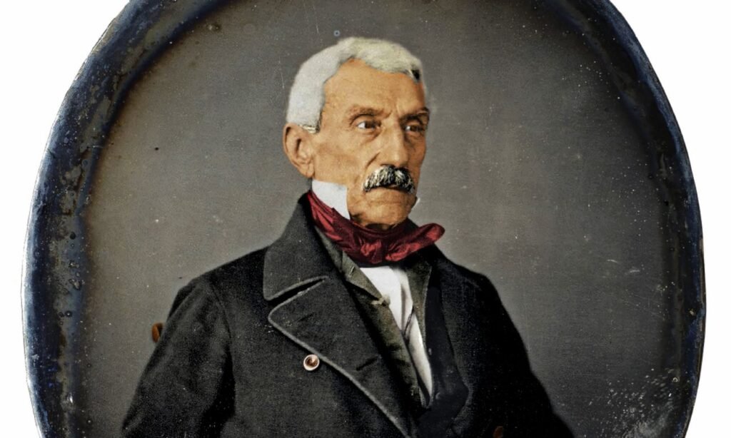 José de San Martín en sus últimos años de vida, durante su exilio en Europa. El Libertador murió el 17 de agosto de 1850 en Boulogne-sur-Mer, Francia. Foto de archivo.