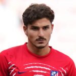 Julián Álvarez durante un partido con el Atlético de Madrid. Foto: archivo.