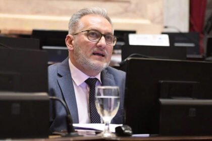 Marcelo Lewandowski durante una sesión en el Senado de la Nación. Foto de archivo.
