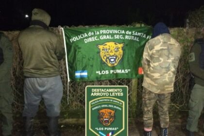 Personal de la Guardia Rural Los Pumas durante un operativo de control en zonas rurales y ribereñas de la provincia de Santa Fe.