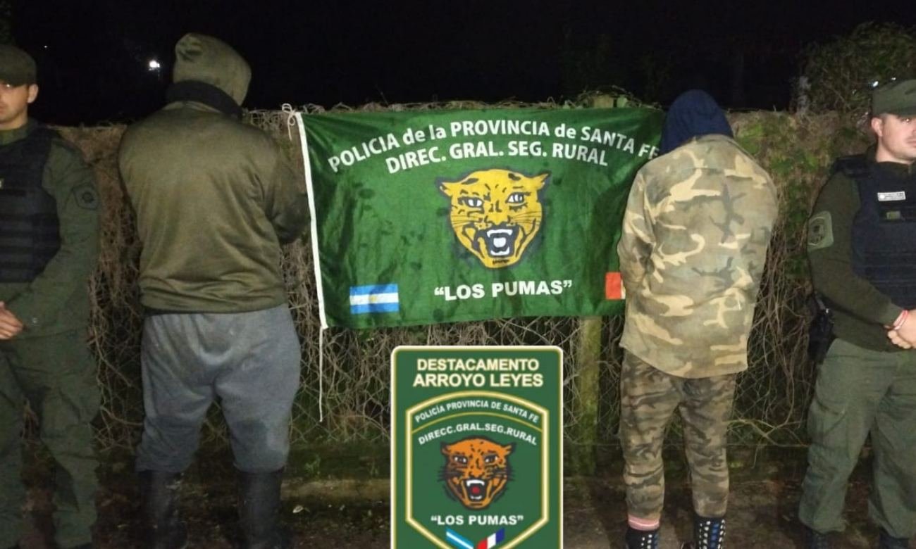 Personal de la Guardia Rural Los Pumas durante un operativo de control en zonas rurales y ribereñas de la provincia de Santa Fe.