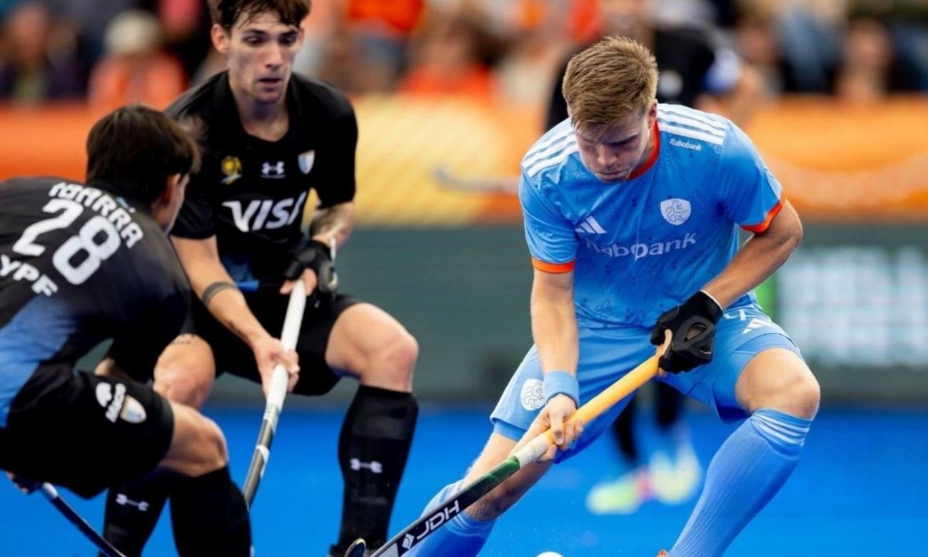 Los Leones enfrentaron a Países Bajos por la segunda fecha del Mundial de hockey.