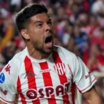 Mauro Luna Diale durante un partido con la camiseta de Unión.