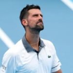 Novak Djokovic durante un partido del circuito ATP. Foto: archivo.