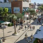 La peatonal de la ciudad de Santa Fe, uno de los principales corredores comerciales y de circulación del centro santafesino. Foto de archivo.