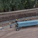 Obras de infraestructura para ampliar y mejorar la red de agua potable en la ciudad de Recreo.