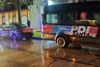 Leyenda atemporal de foto: La droguería de barrio Alvear donde se produjo el robo durante la madrugada.