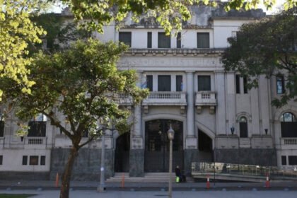 Fachada de los tribunales santafesinos. Fotografía de archivo.