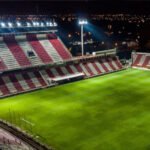 El estadio 15 de Abril, escenario habitual de los partidos de Unión de Santa Fe y punto de encuentro para los hinchas tatengues.