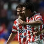 Jugadores de Unión celebran un gol en el estadio 15 de Abril durante un partido oficial. Foto de archivo.